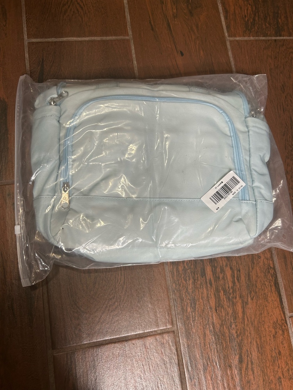 Kalidi Fancy Forest Nylon 17 Liters Light Blue Embroidered Backpack - Picture 4 of 4